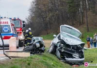 19-letni kierowca auta sprawcą wypadku, motocyklista bez uprawnień - zdjęcie główne