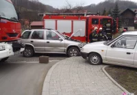 Piwniczna-Zdrój: zderzenie dwóch samochodów - zdjęcie główne