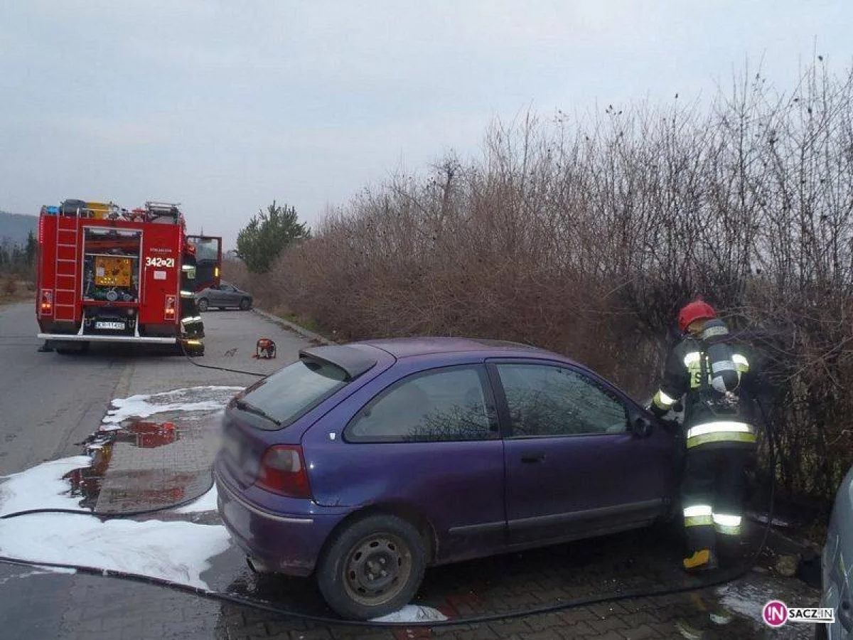 Stary Sącz: pożar na ogródkach działkowych