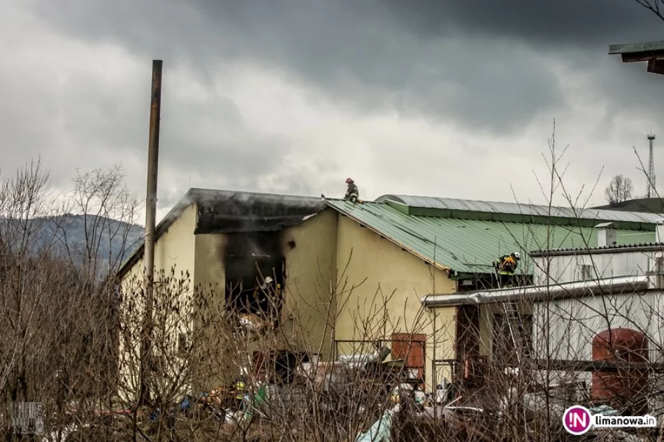 Pożar w stolarni, straty na 85 tys. zł (wideo) - zdjęcie 3