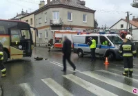Nowy Sącz: zderzenie autobusu i samochodu na Zygmuntowskiej - zdjęcie główne
