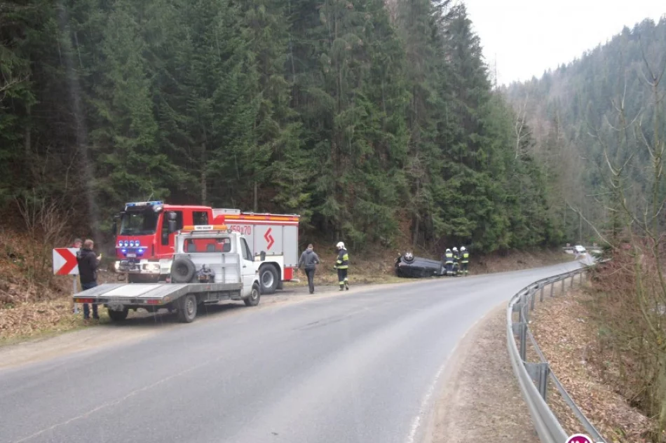 Dachowanie samochodu na łuku drogi - zdjęcie 2