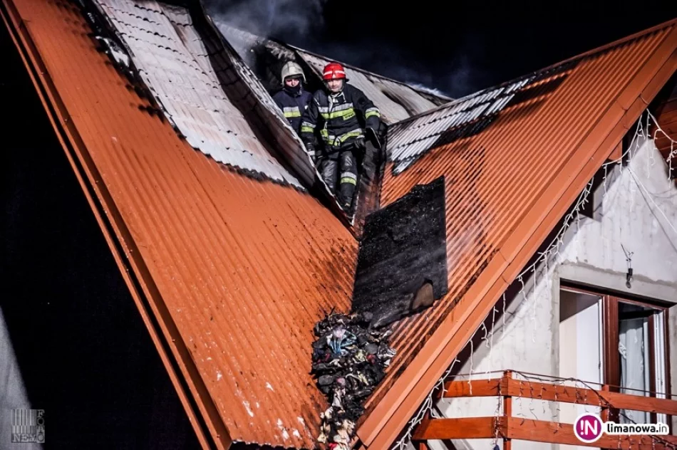 Pożar poddasza - 200 tys. zł strat (wideo) - zdjęcie 4