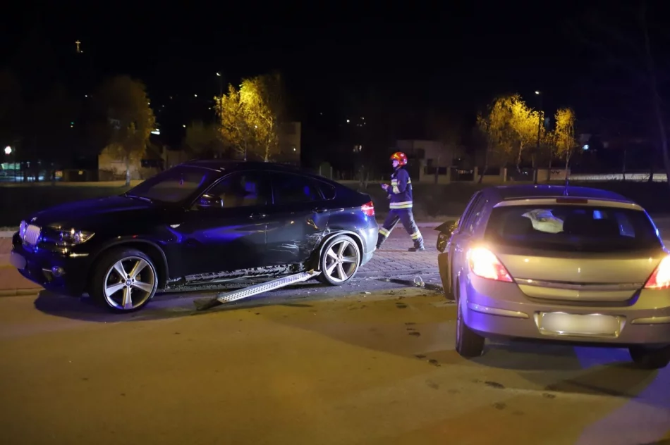 Zderzenie trzech samochodów - zdjęcie 5