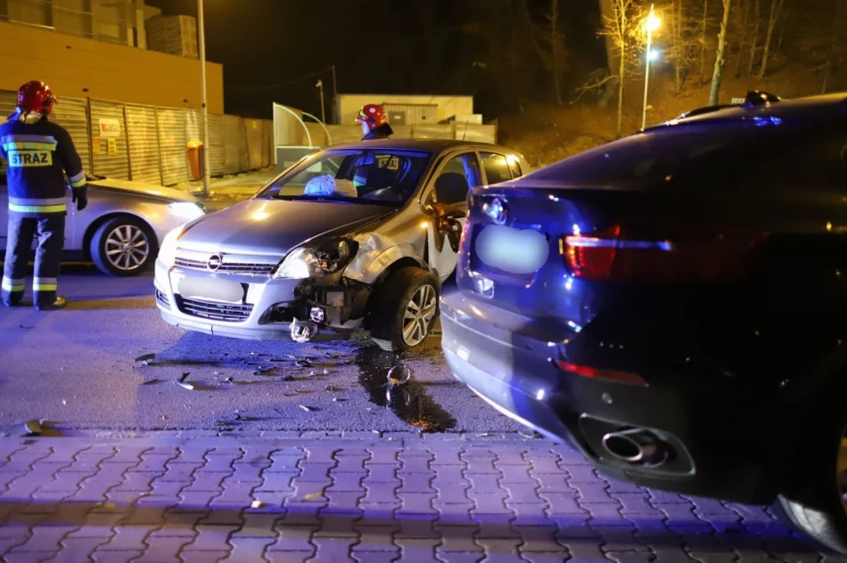 Zderzenie trzech samochodów - zdjęcie 6