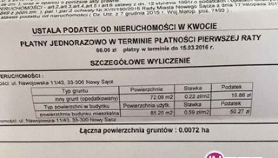 Masz podatek do zapłaty? Uważaj na datę! - zdjęcie 1