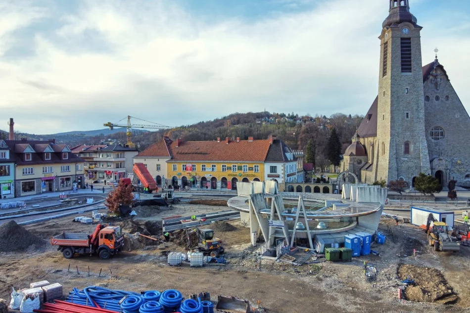 Przebudowa rynku - postępy prac - 19 listopada 2019 r. - zdjęcie 3
