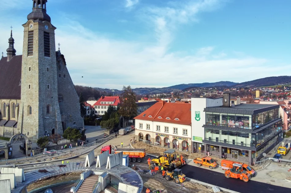 Przebudowa rynku - postępy prac - 19 listopada 2019 r. - zdjęcie 11