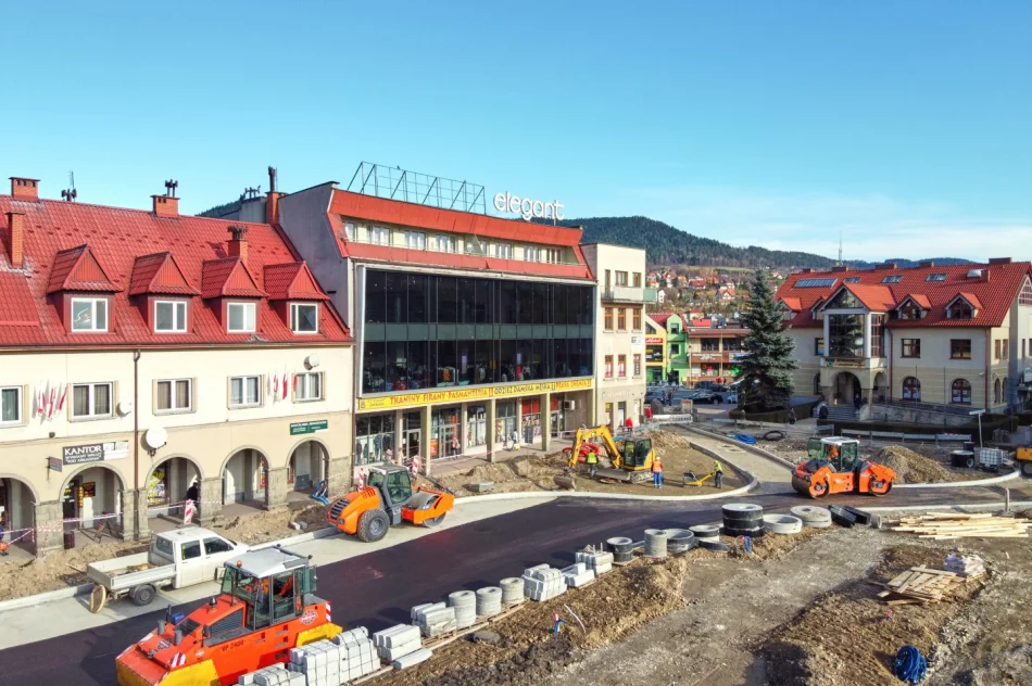 Przebudowa rynku - postępy prac - 19 listopada 2019 r. - zdjęcie 17