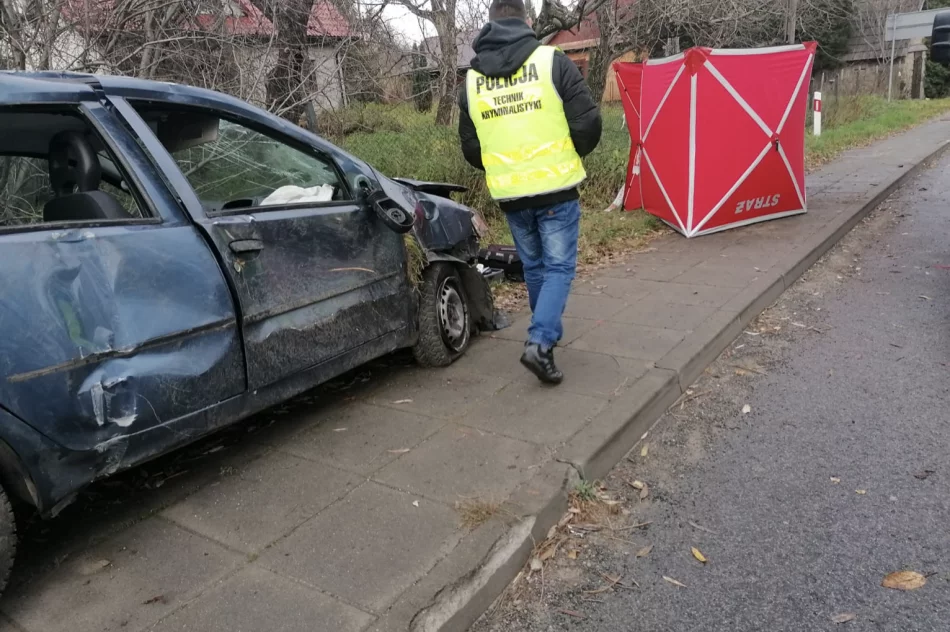 Tragiczny wypadek na drodze wojewódzkiej - zdjęcie 2