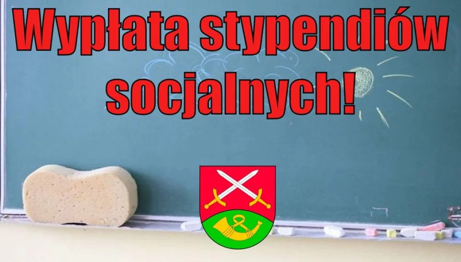 Wypłata stypendiów socjalnych - zdjęcie 1