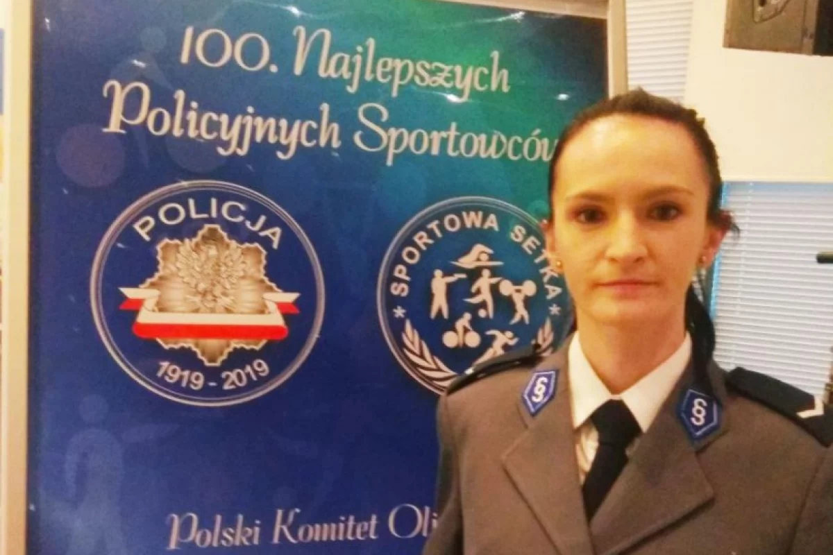 Ewa Bulanda na Policyjnej Gali Mistrzów Sportu