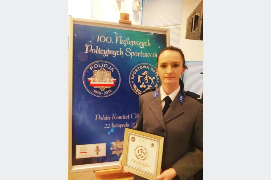 Ewa Bulanda na Policyjnej Gali Mistrzów Sportu - zdjęcie 4