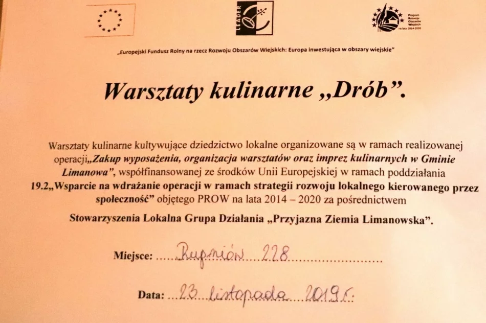 Warsztaty kulinarne w Rupniowie - zdjęcie 13