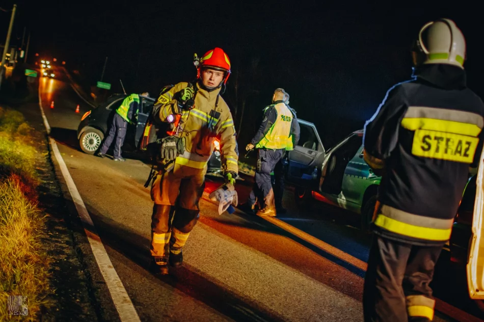 Fiat wypadł z jezdni i dachował - zdjęcie 8