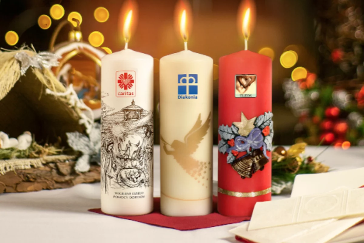 Wigilijne świece Caritas po raz 26. w polskich domach