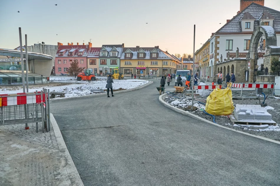 Przebudowa rynku - postępy prac - 5 grudnia 2019 r. - zdjęcie 5