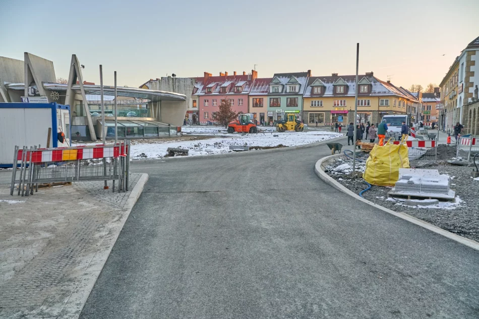 Przebudowa rynku - postępy prac - 5 grudnia 2019 r. - zdjęcie 6