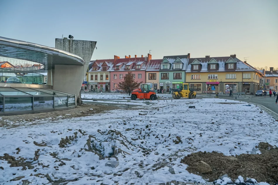 Przebudowa rynku - postępy prac - 5 grudnia 2019 r. - zdjęcie 8