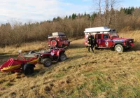 Ćwiczenia poszukiwawczo – ratownicze z udziałem służb współdziałających z PSP - zdjęcie główne