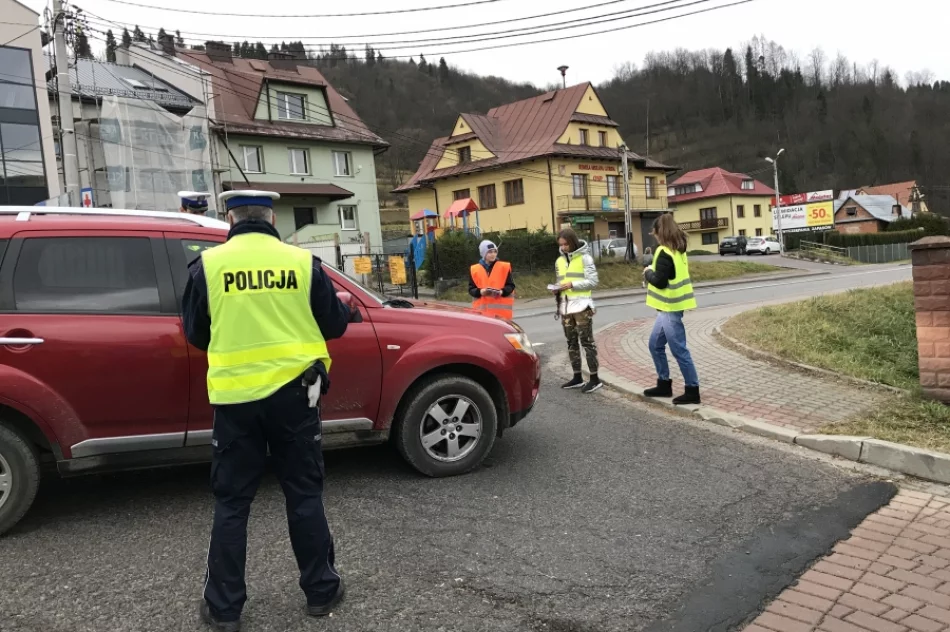 Policjanci sprawdzali trzeźwość, uczniowie pouczali kierowców - zdjęcie 5