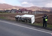 Łososina Dolna: zderzenie samochodu osobowego i dostawczego - zdjęcie główne