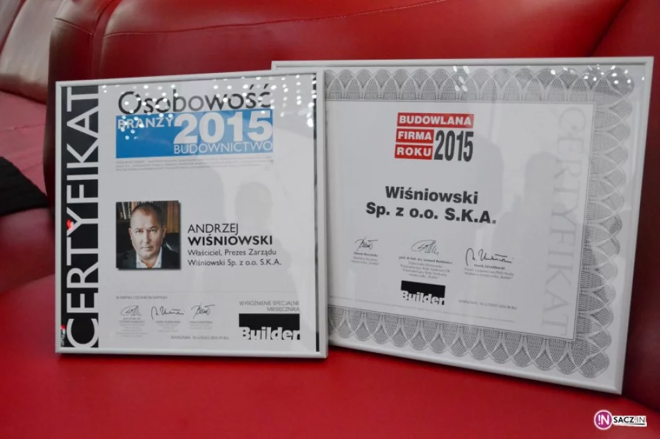 WIŚNIOWSKI Budowlaną Firmą Roku według Buildera - zdjęcie 2