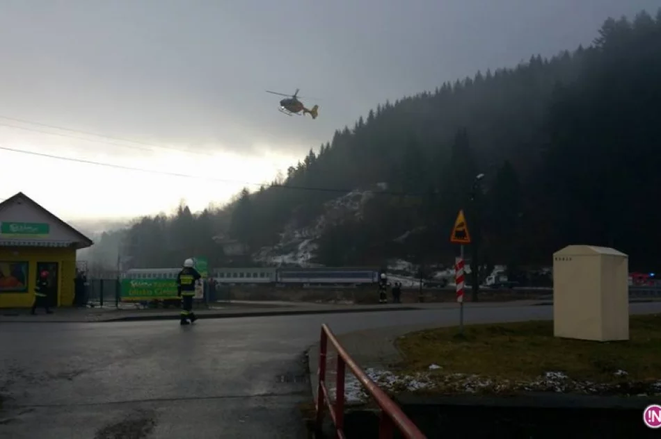 Muszyna: wypadek na przejeździe kolejowym. Rannych dwóch braci - zdjęcie 3