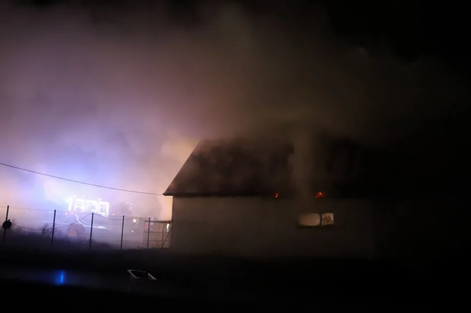 Pożar budynku gospodarczego  - zdjęcie 2
