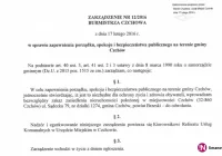 Burmistrz ogłosił bezwzględny zakaz. Powodem możliwa agresja - zdjęcie główne