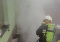 Pożar kotłowni w Andrzejówce - zdjęcie główne