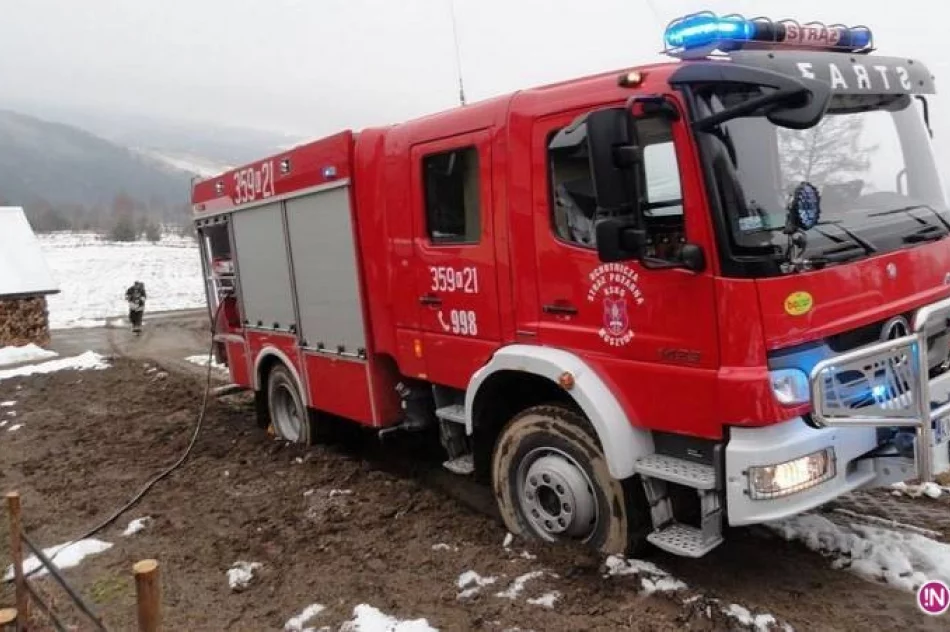 Pożar kotłowni w Andrzejówce - zdjęcie 2