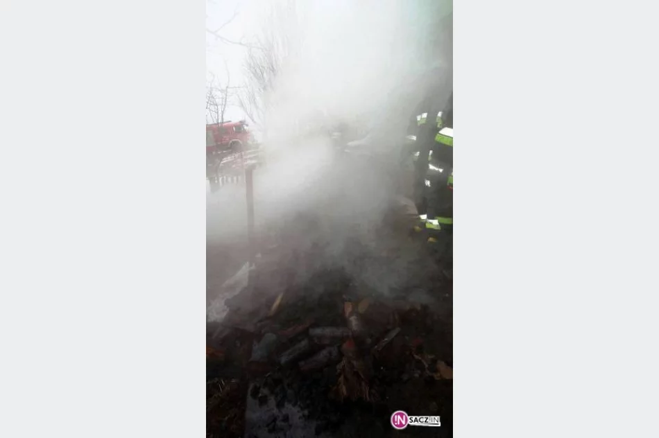 Pożar kotłowni w Andrzejówce - zdjęcie 3