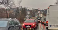 Przedświąteczny ruch na ulicach miasta = korek - zdjęcie 4