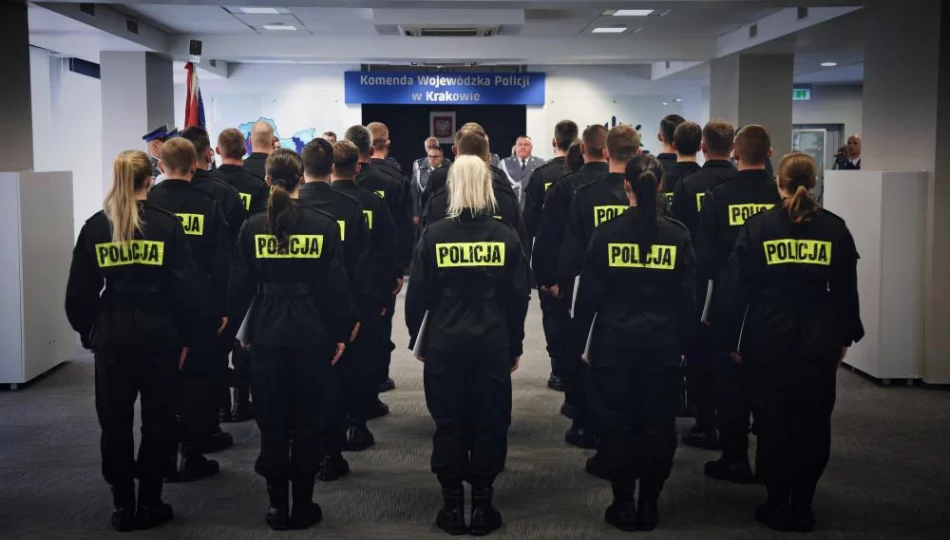 Rekordowy nabór - w małopolskiej policji pierwszy raz od 30 lat nie ma wakatów - zdjęcie 1