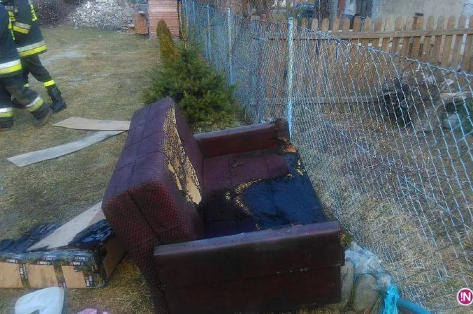 Rytro: pożar garażu - zdjęcie 2