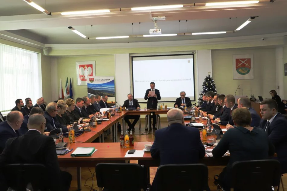 Informacja o XI sesji Rady Gminy Limanowa - zdjęcie 2