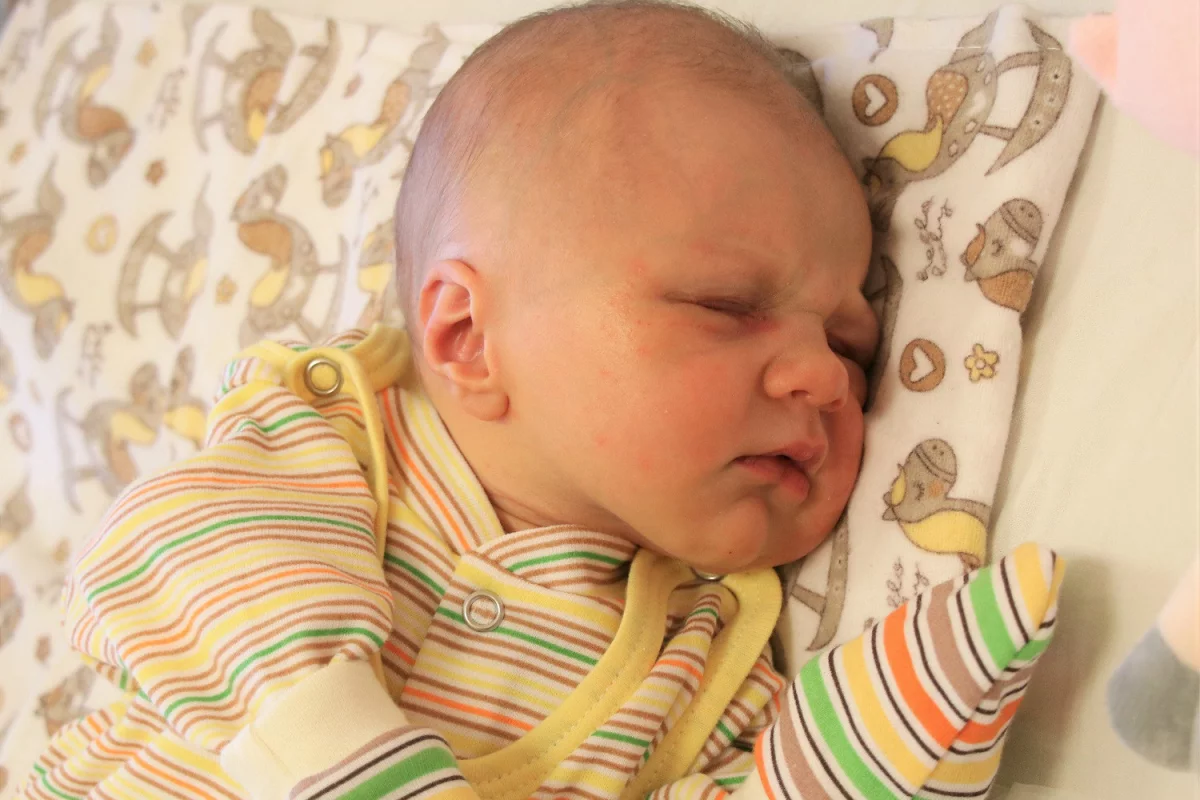 Liliana pierwszym dzieckiem urodzonym w szpitalu w 2020 roku