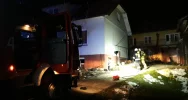 Pożar w kotłowni drewnianego domu  - zdjęcie 5