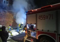 Pożar w kotłowni gasiło 25 strażaków - zdjęcie główne