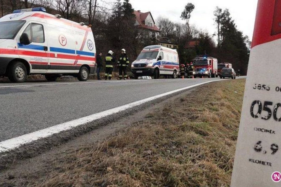 W Andrzejówce samochód osobowy wypadł z drogi - zdjęcie 2