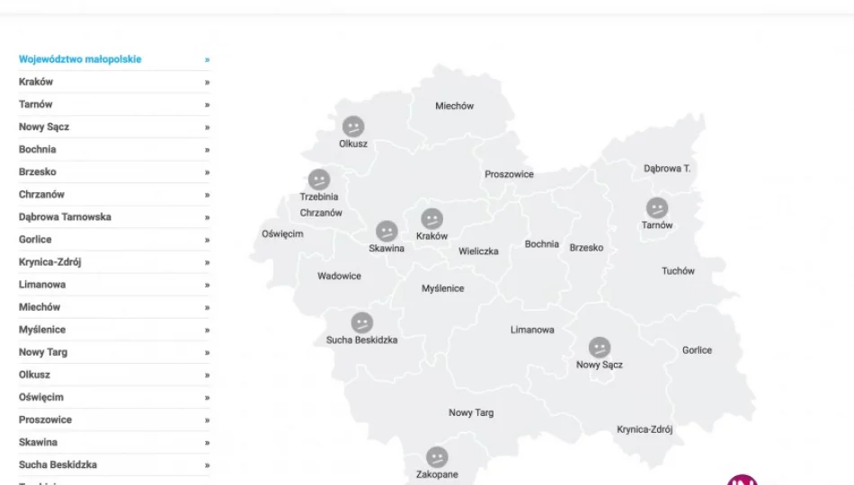 Ruszył nowy serwis z prognozą jakości powietrza w Małopolsce, ale omija Limanową - zdjęcie 1