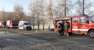 Volkswagen wypadł z drogi i uderzył w drzewo - zdjęcie 2