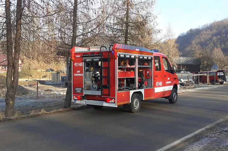 Volkswagen wypadł z drogi i uderzył w drzewo - zdjęcie 3