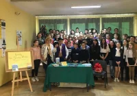 Spotkanie z gawędą Stanisława Ptaszka w Szkole Podstawowej w Kaninie - zdjęcie główne