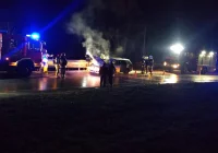 Zapalił się samochód osobowy - zdjęcie główne