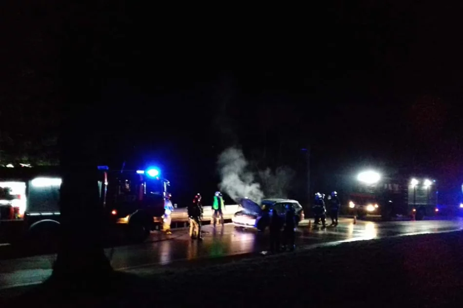 Zapalił się samochód osobowy - zdjęcie 2