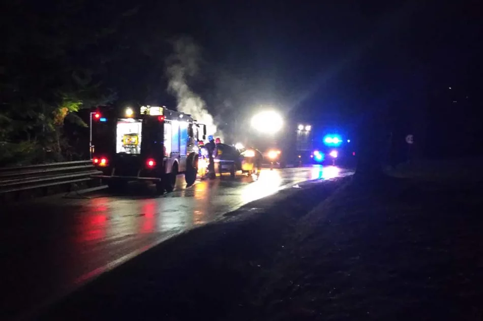 Zapalił się samochód osobowy - zdjęcie 3