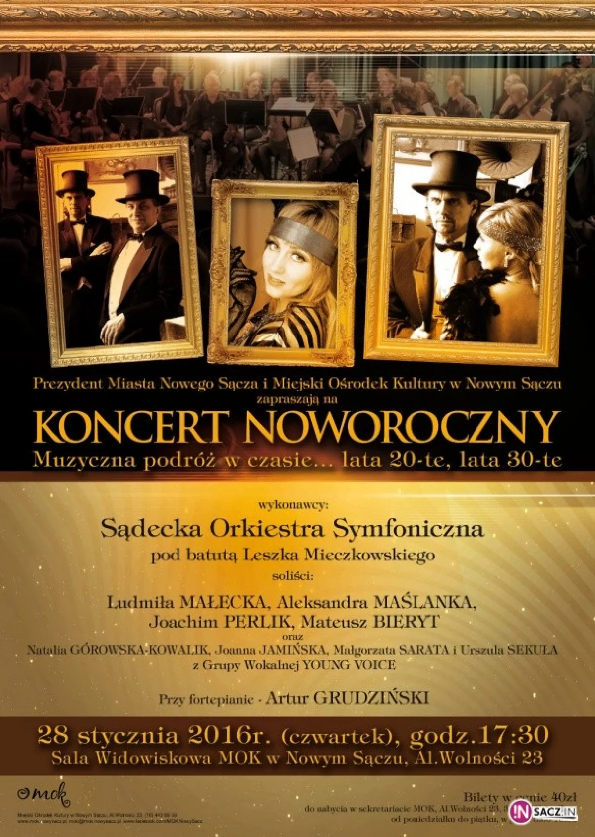 Koncert Noworoczny w Miejskim Ośrodku Kultury!