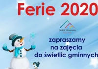 Ferie 2020 w gminnych świetlicach - zdjęcie główne